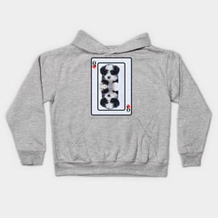 Maltese Terrier Queen Of Hearts Kids Hoodie